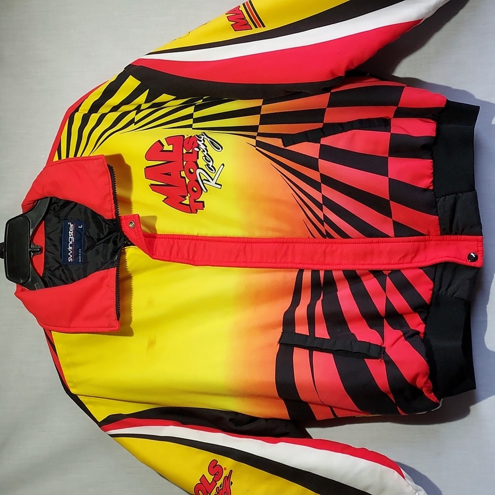 Vintage Autographed Mac Tools Racing men's‎ coat size large
